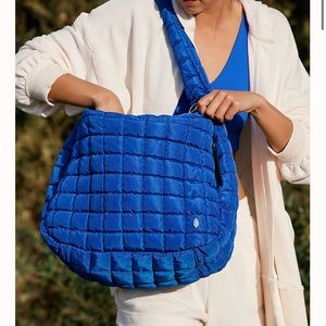 Free people Royal blue carry all tote